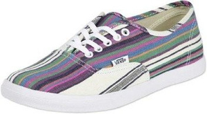 trampki damskie VANS  - AUTHENTIC LO PRO MULTI STRIPE TRUE WHITE