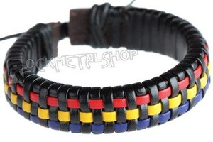 bransoletka BLACK RED BLUE